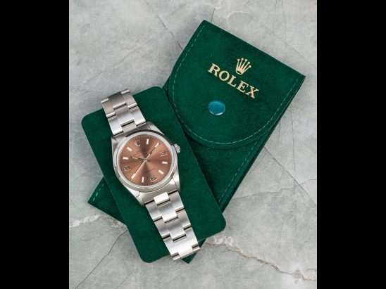 Rolex AirKing 34 Rosa Bronze Oyster Pink Flamingo  Watch  14000